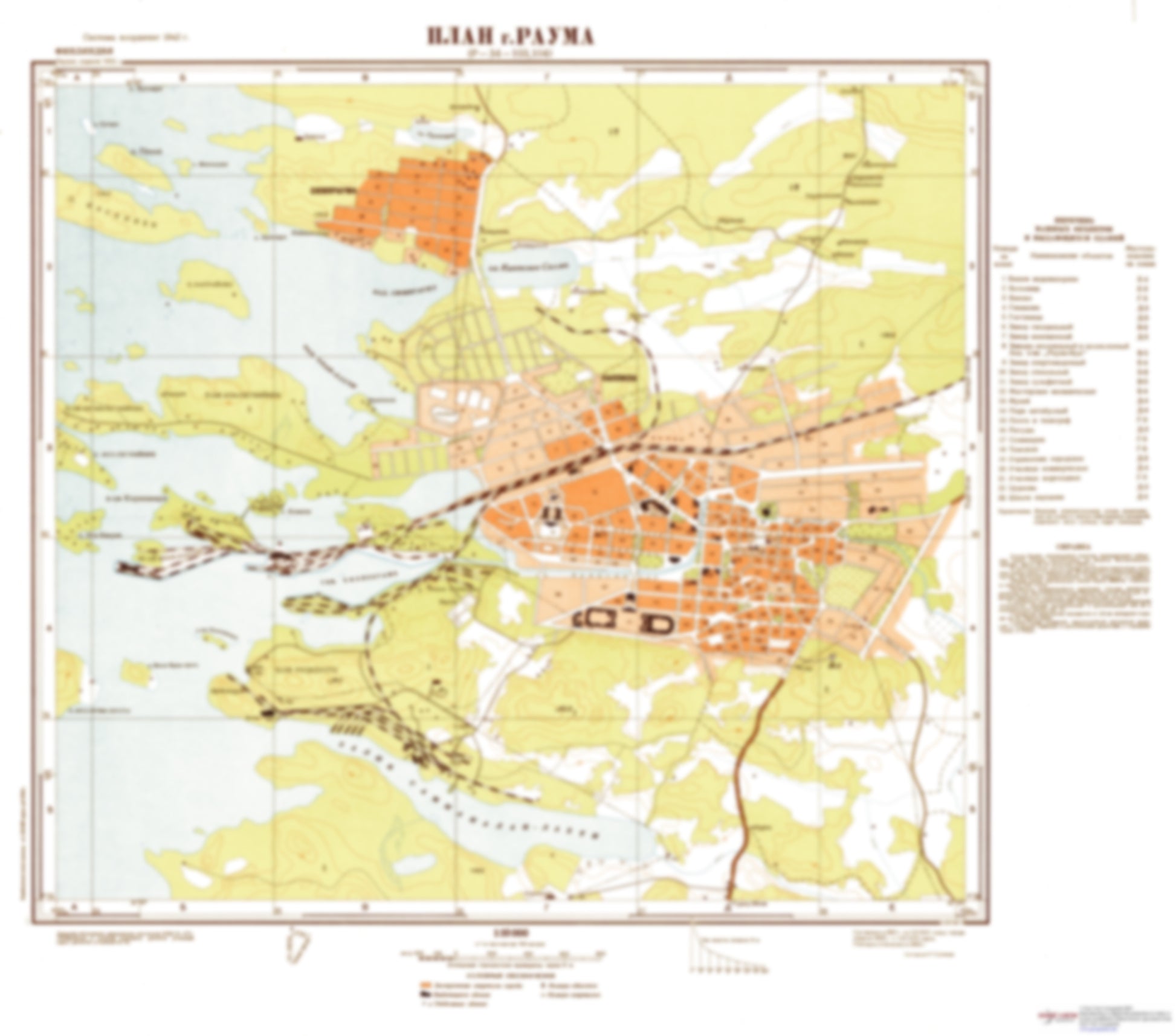 Rauma (Finland) - Soviet Military City Plans