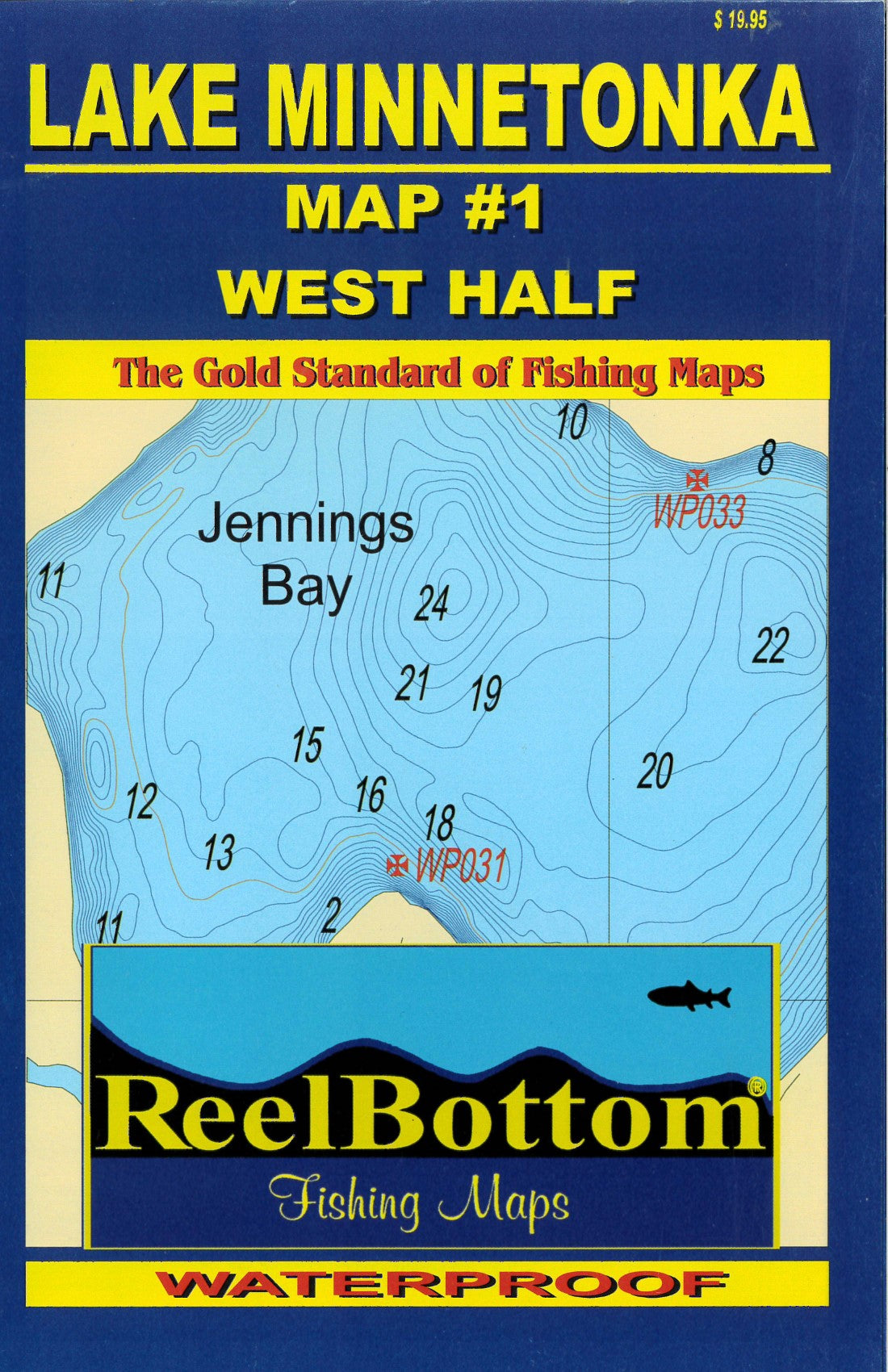 Lake Minnetonka Map 1 West Half ReelBottom