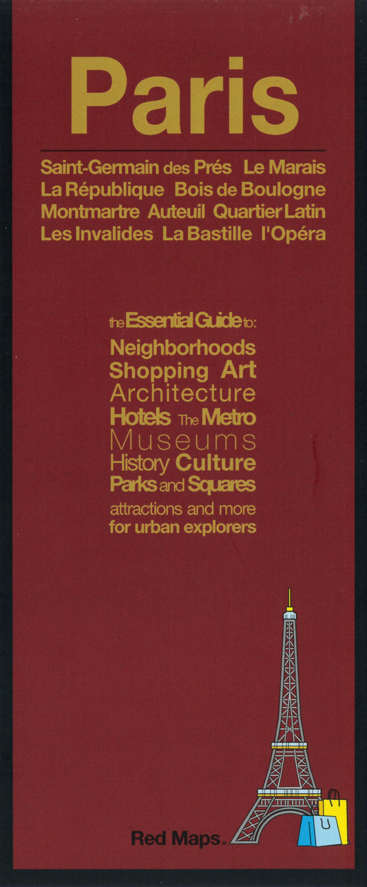 Paris, France City Map