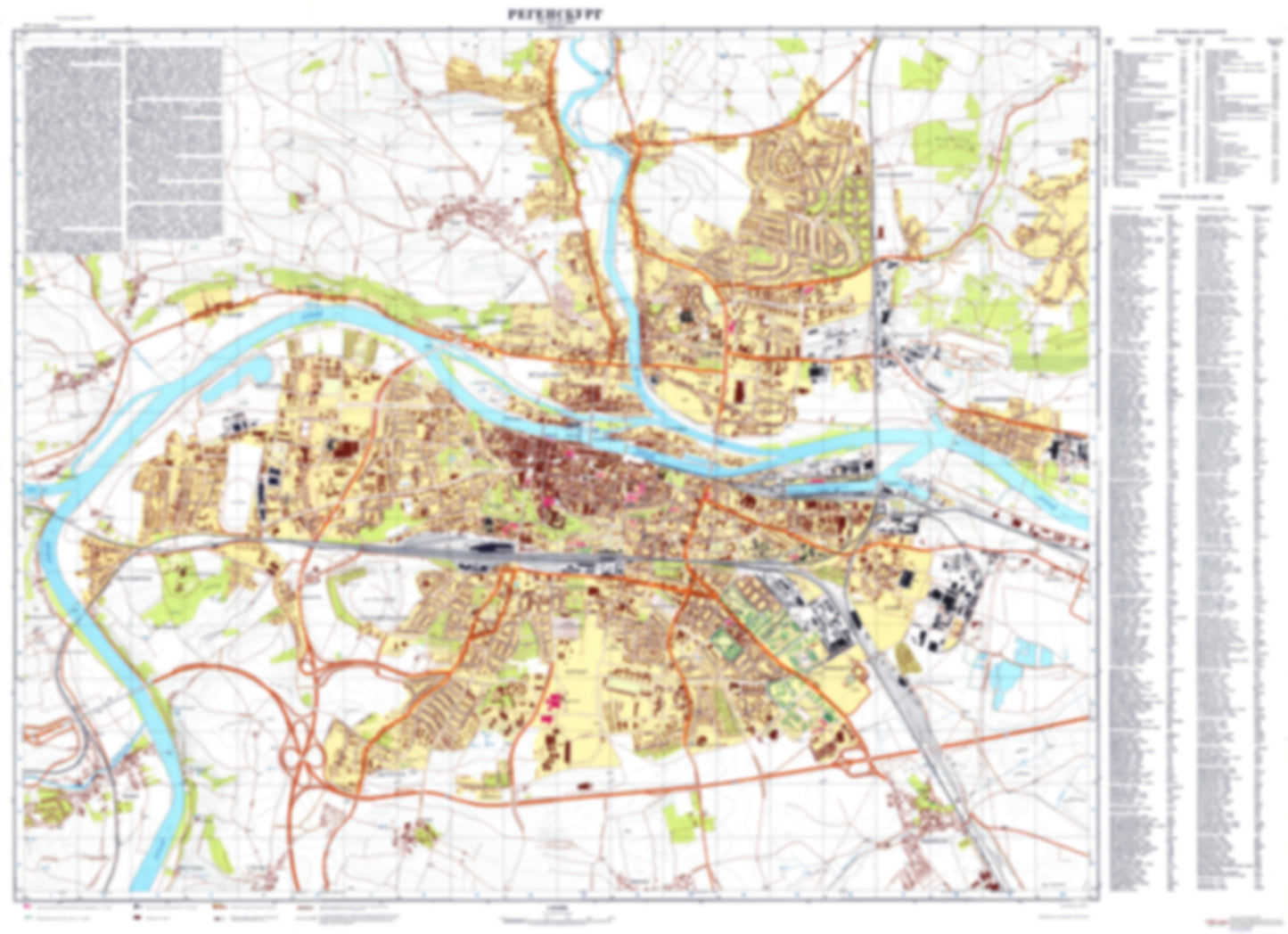 Regensburg (Germany) - Soviet Military City Plans