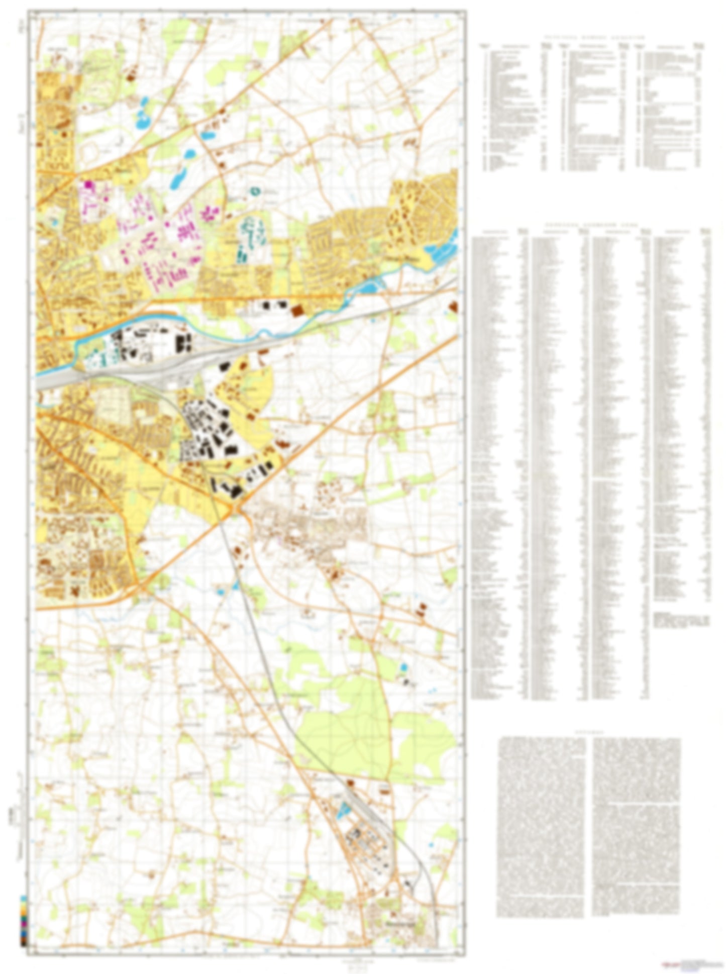 Rennes 2 (France) - Soviet Military City Plans