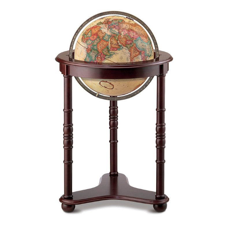 Westminster 16" Antique Style Globe with Floor Stand