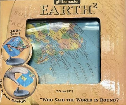 3" Earth2 Cubic Globe