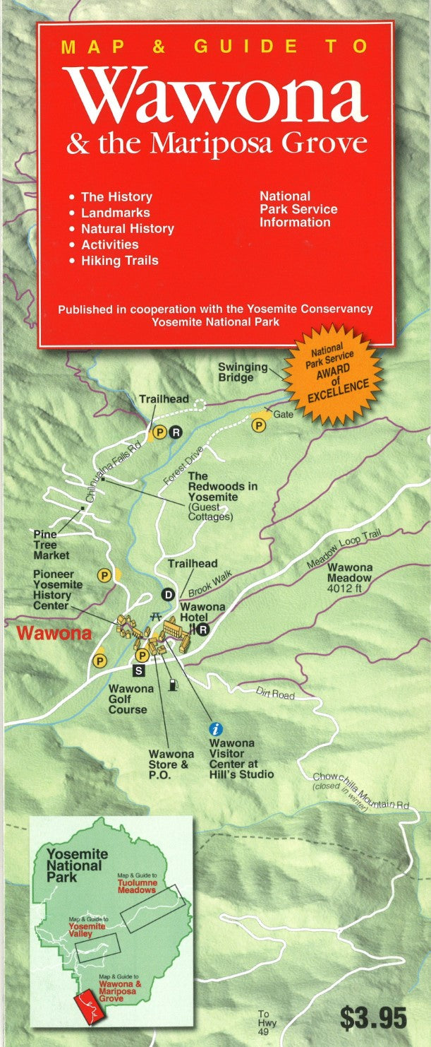 Map & Guide to Wawona & the Mariposa Grove