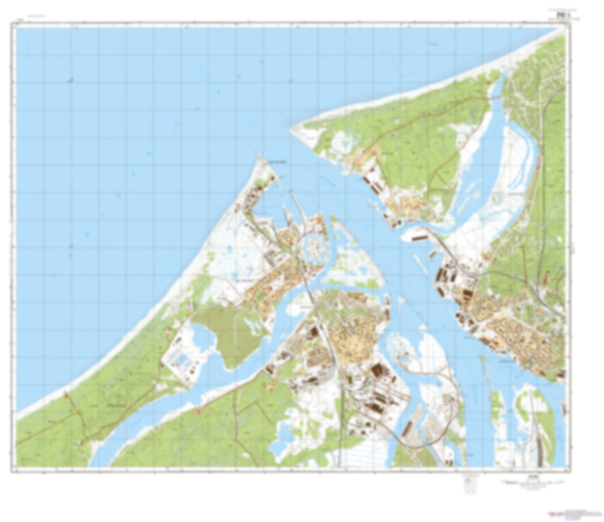 Riga 1 (Latvia) - Soviet Military City Plans