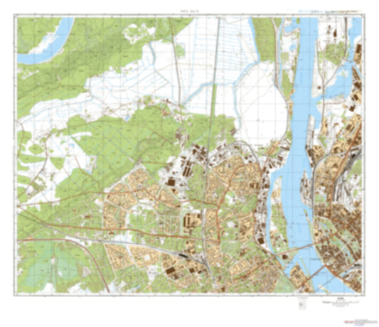 Riga 3 (Latvia) - Soviet Military City Plans