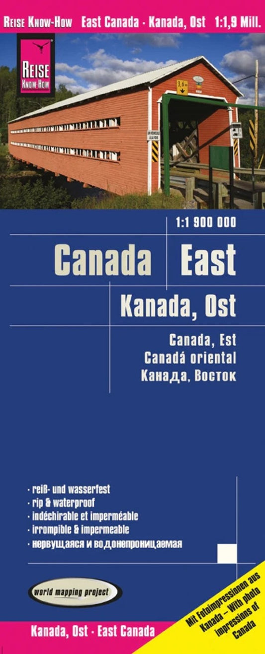 Canada East : 1:1 900 000 = Kanada, Ost : 1:1 900 000 = Canada, Est : 1:1 900 000 = Canadà oriental : 1:1 900 000, : 1:1 900 000