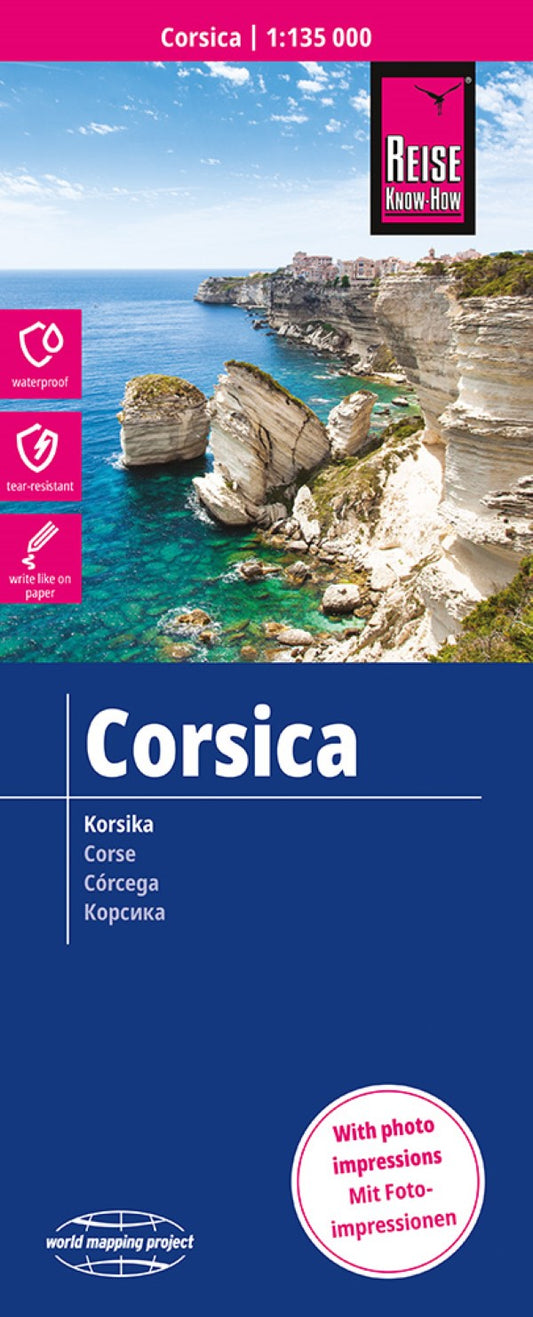 Corsica Travel Map