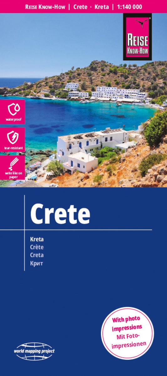 Crete Island Road Map
