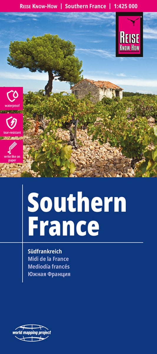 Southern France Road Map