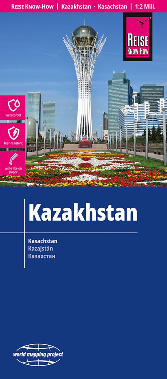 Kazakhstan Road Map, 1:2,000,000