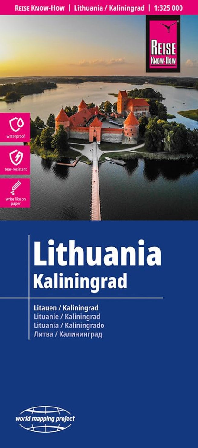 Lithuania & Kaliningrad Road Map