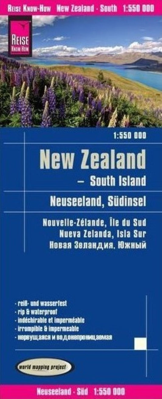 New Zealand South Island = Neuseeland, Südinsel = Nouvelle-Zélande, Île du Sud = Nueva Zelanda, Isla Sur