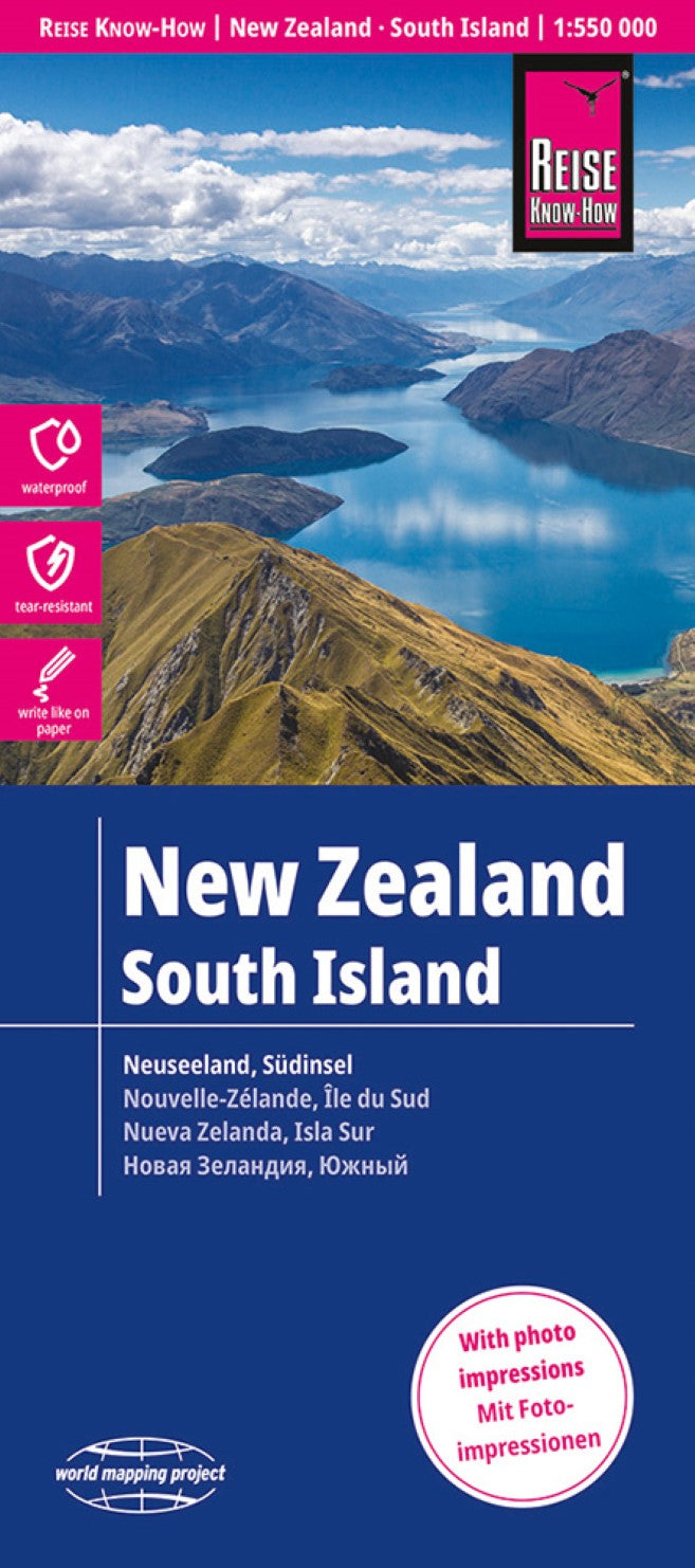 New Zealand - South Island 1:550,000