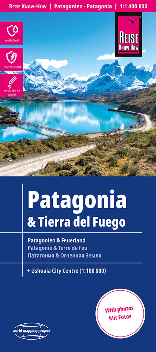 Patagonia, Tierra del Fuego Travel Map