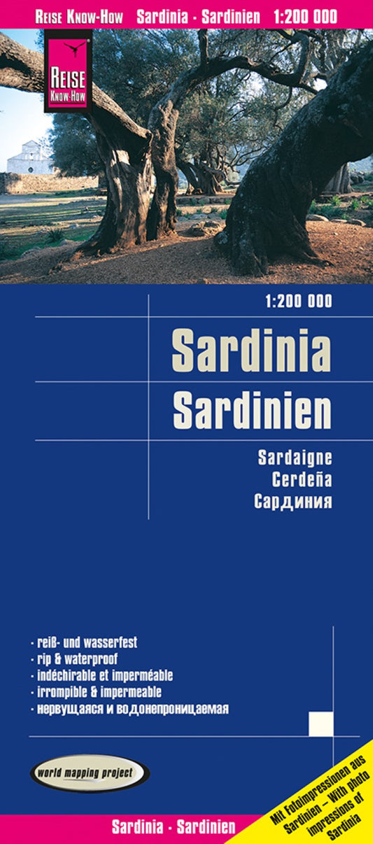 Sardinia Island Map