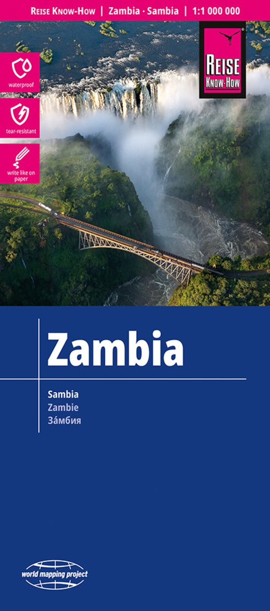 Zambia Travel Map