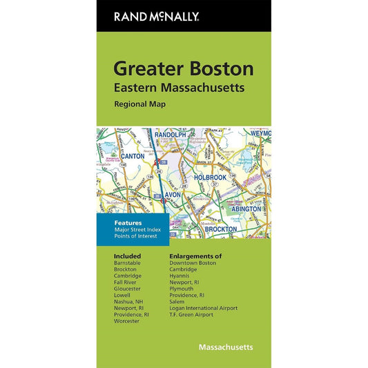 Greater Boston : eastern Massachusetts : regional map