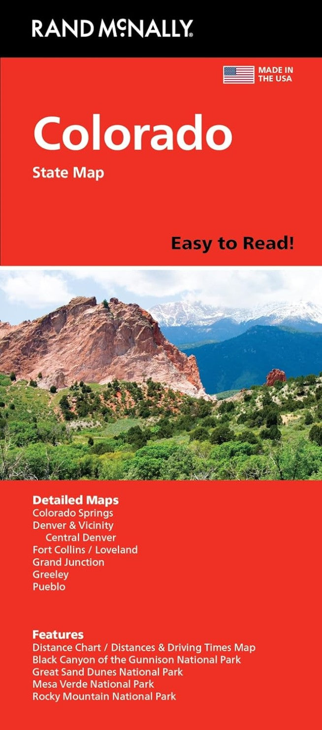 Colorado : state map : easy to read!