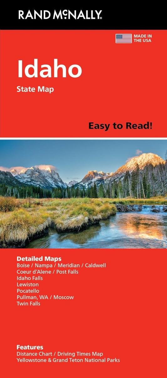 Idaho : state map : easy to read!