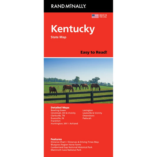 Kentucky : state map : easy to read!