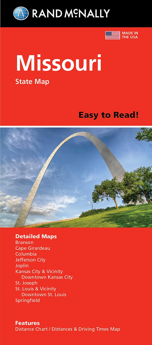 Missouri, Easy to Read State Map