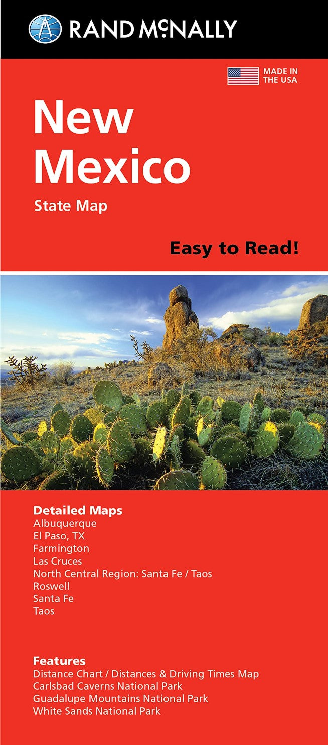 New Mexico : state map : easy to read!