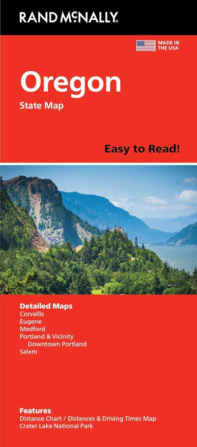 Oregon : state map : easy to read!