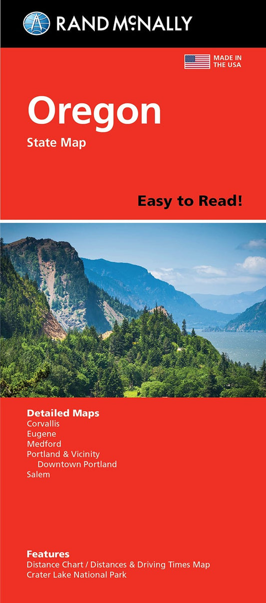 Oregon : state map : easy to read!