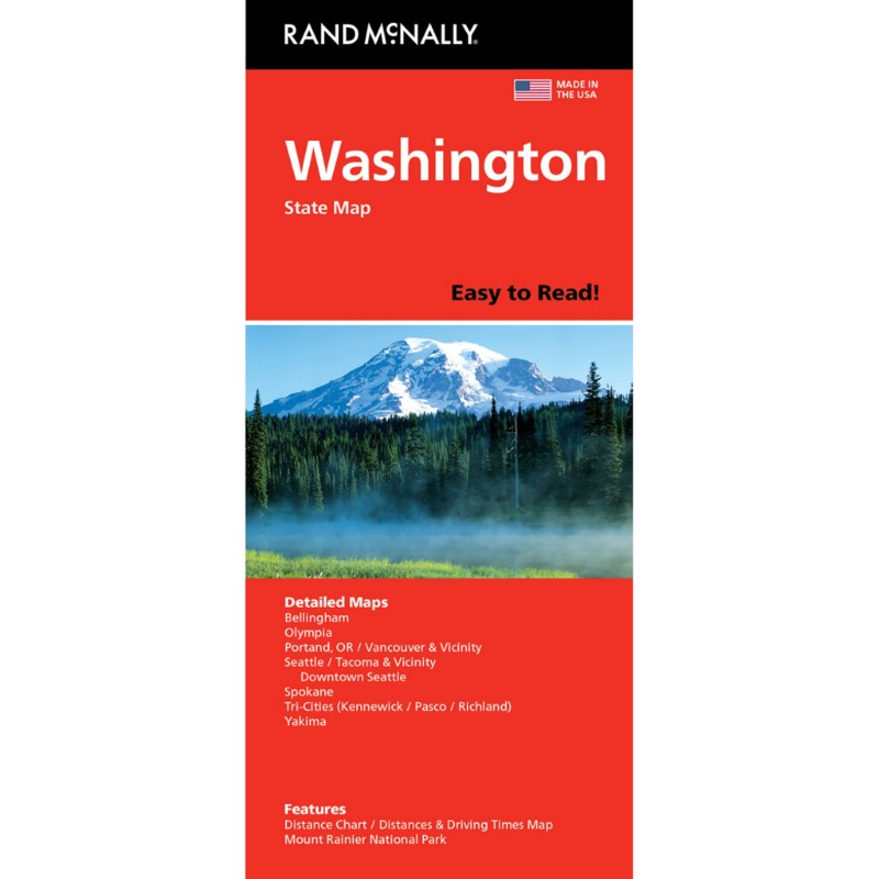 Washington : state map : easy to read!