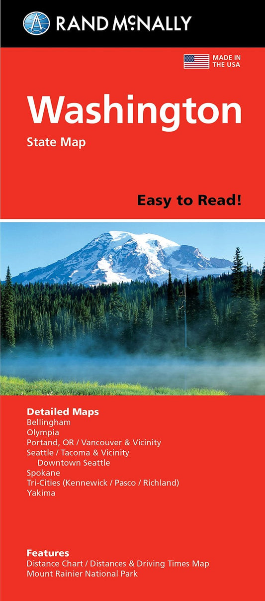 Washington : state map : easy to read!