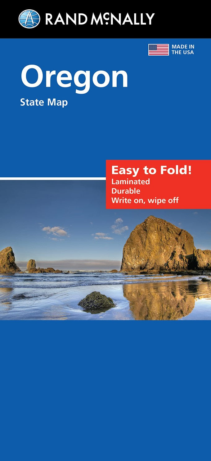Oregon, Easy to Fold Map