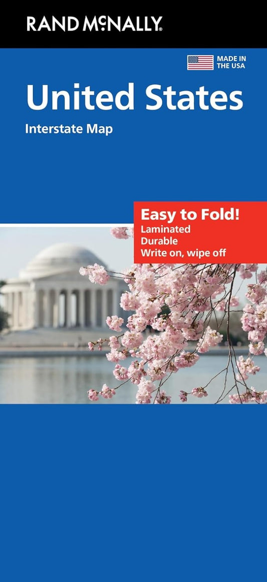 United States, Easy to Fold Road Map