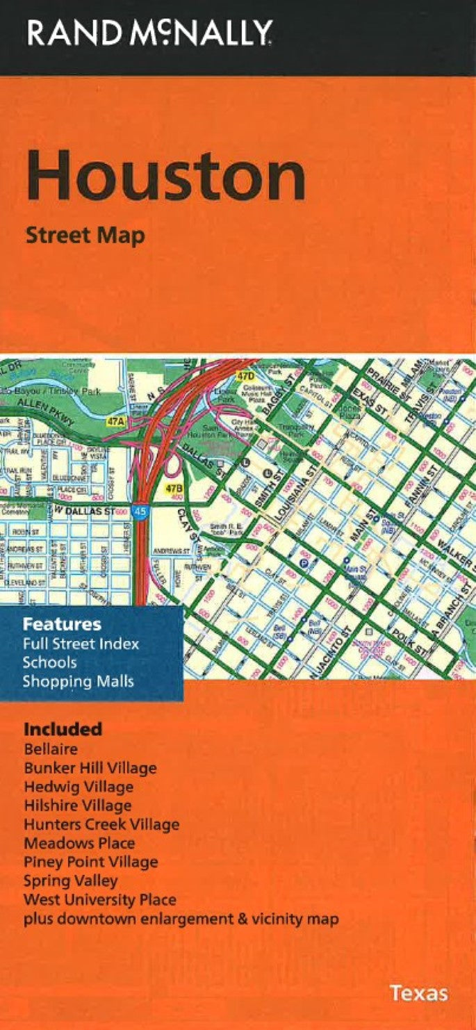 Houston, Texas, Street Map