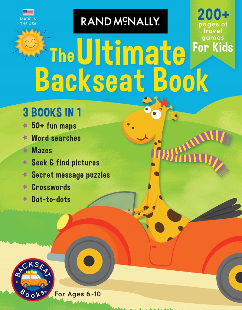 The Ultimate Backseat Book 3 in 1 Kids' Activity Book