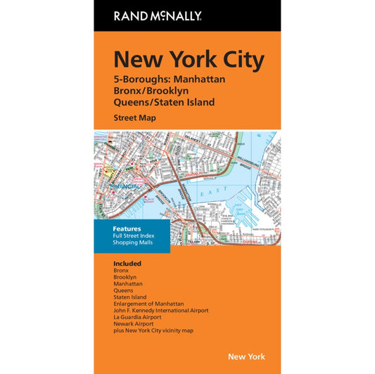 New York City : 5-Boroughs Street Map
