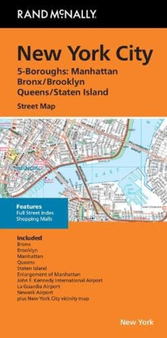 New York City : 5-Boroughs Street Map