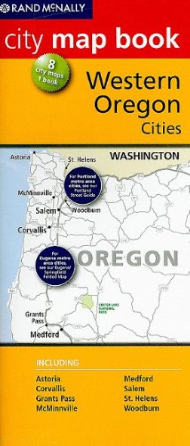 Western Oregon Cities City Map Book