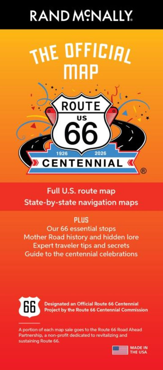 The Official Map of the Route 66 Centennial