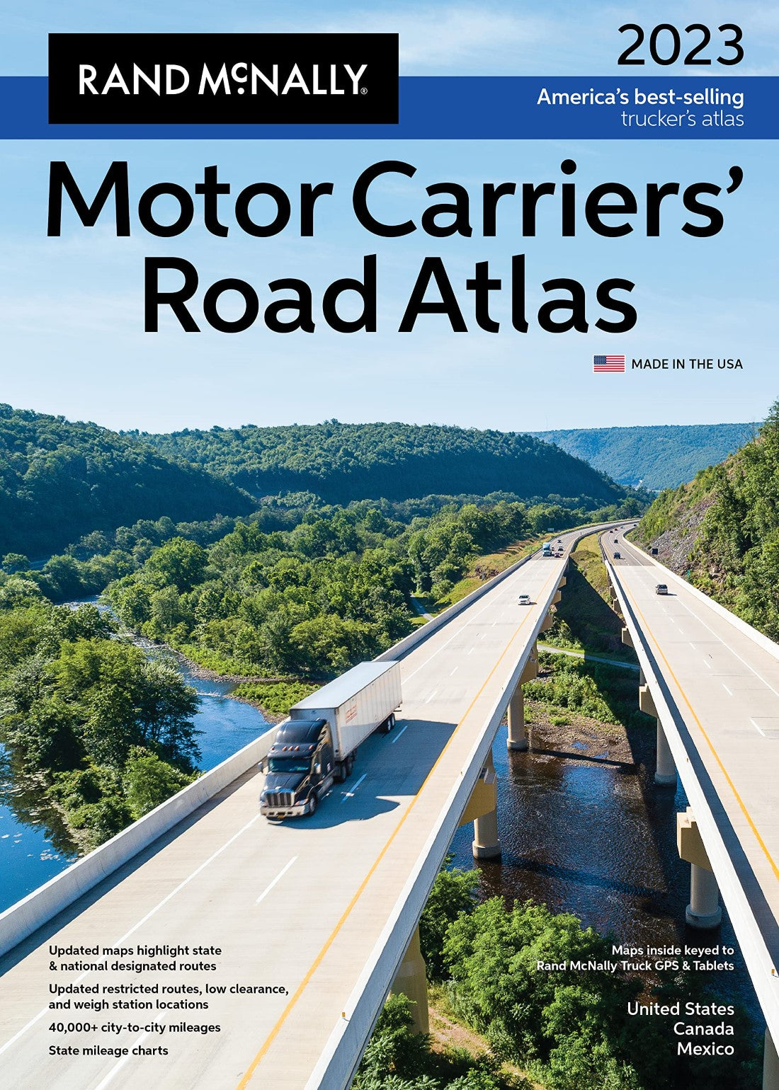 North America, 2023 Motor Carriers' Road Atlas