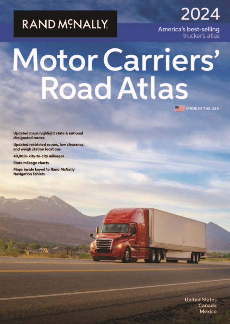 North America, 2024 Motor Carriers' Road Atlas
