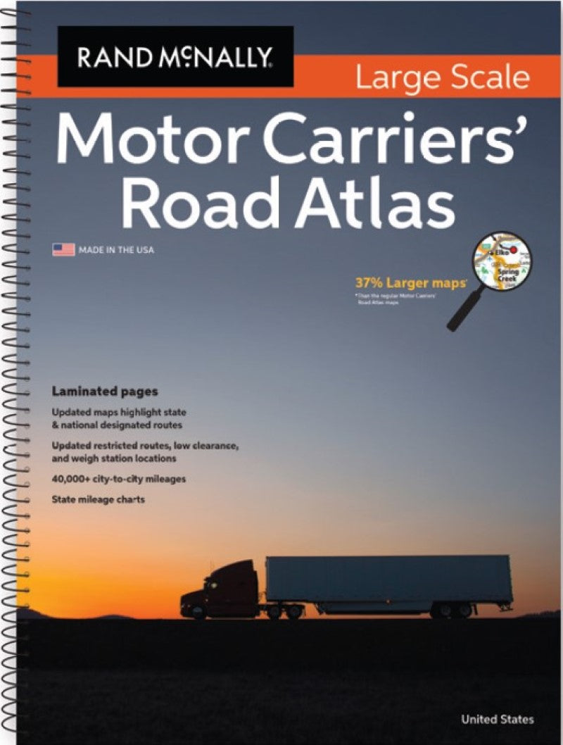Large Scale United States, 2024 Motor Carriers' Road Atlas