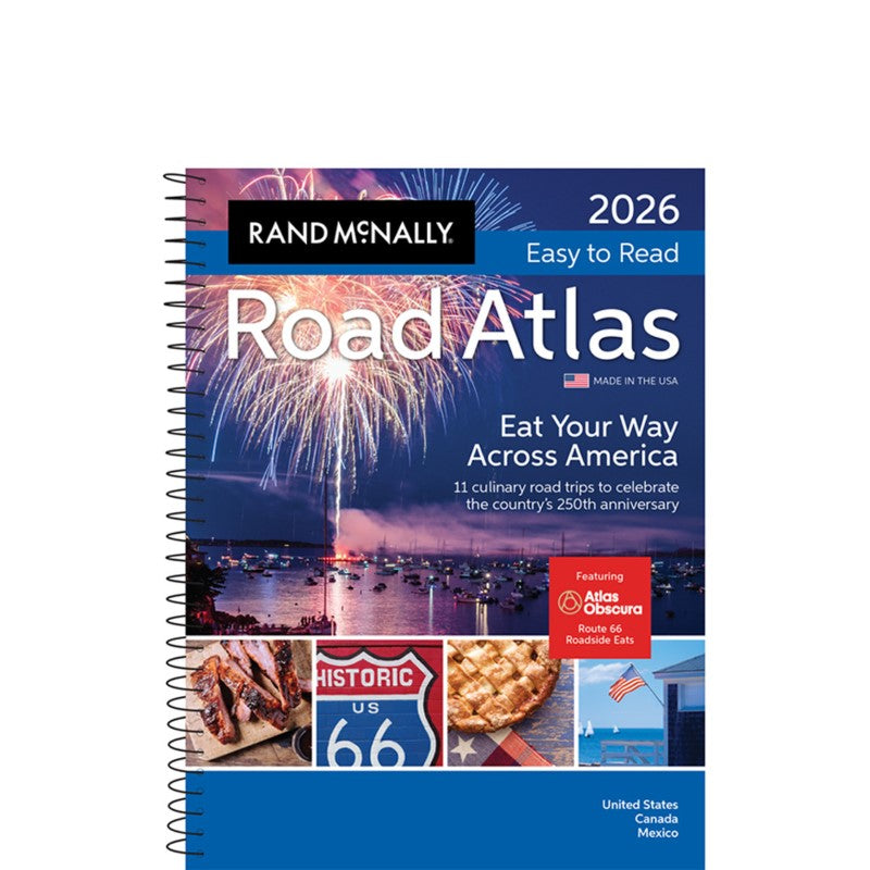 2026 Midsize  - EasyFinder Road Atlas - Spiral (Large Print)