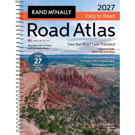 2027 Midsize  - EasyFinder Road Atlas - Spiral (Large Print)