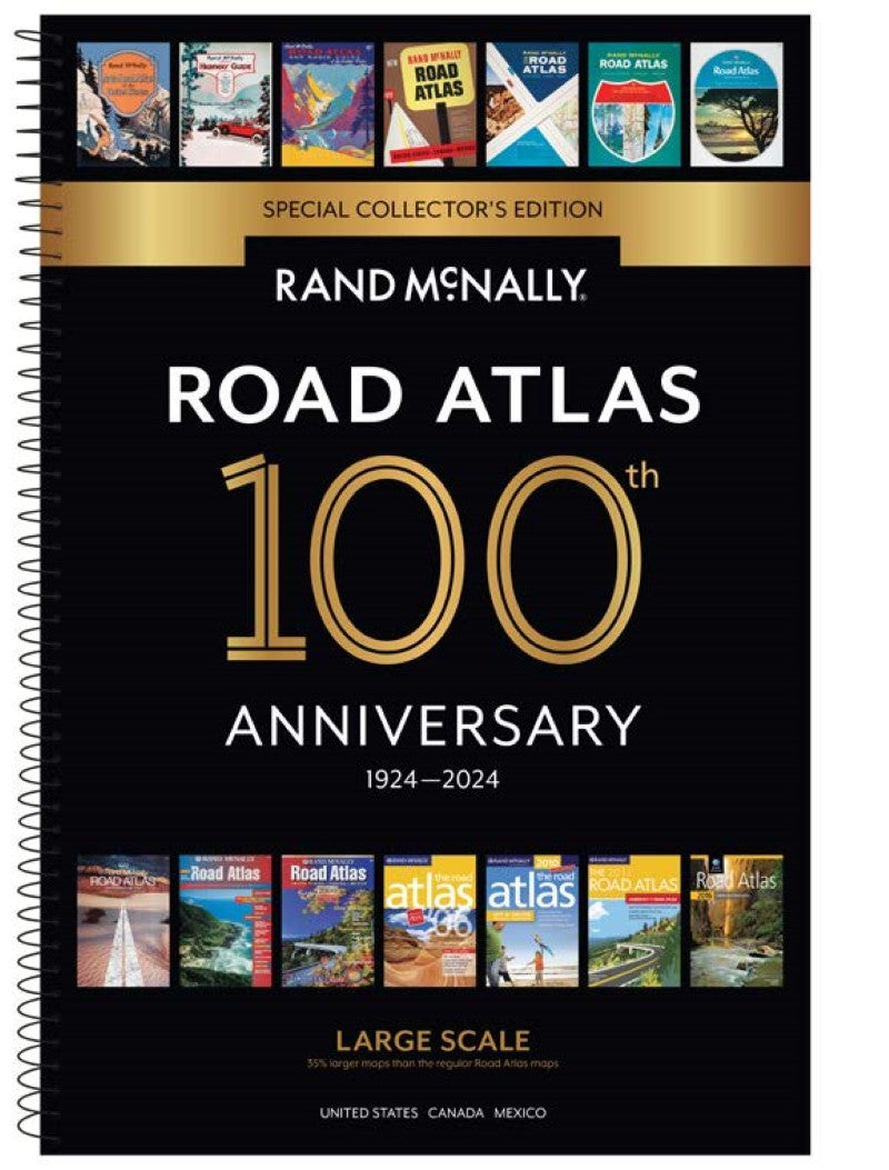 Rand McNally 2024 Anniversary Large Scale Road Atlas  (Can & Mex)