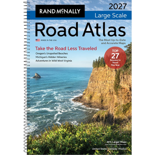 2027 Large Scale Road Atlas (Large Print)