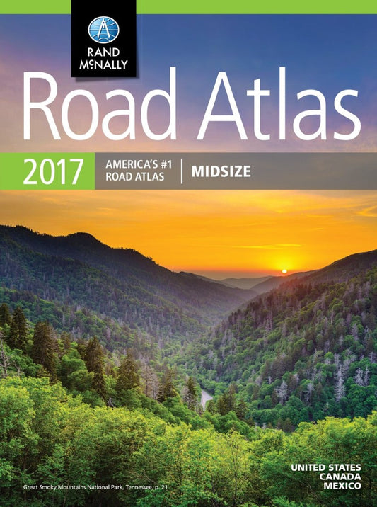 Road atlas 2017, Mid Size: United States, Canada, Mexico