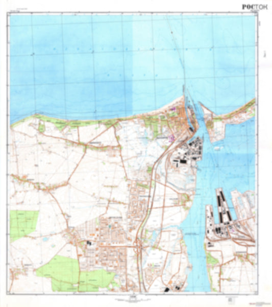 Rostock 1 (Germany) - Soviet Military City Plans