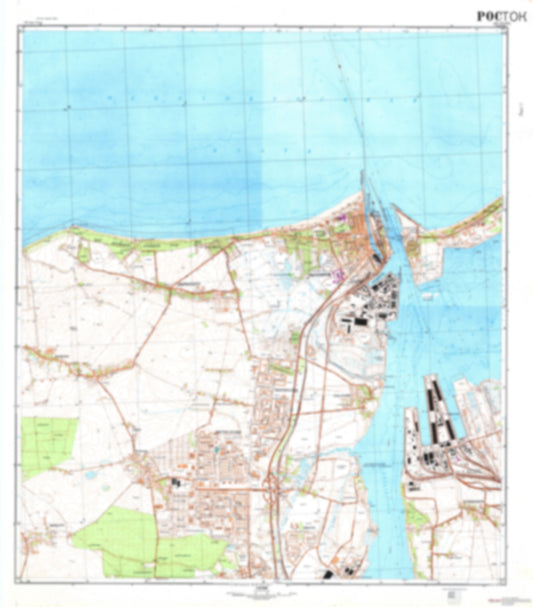 Rostock 3 (Germany) - Soviet Military City Plans