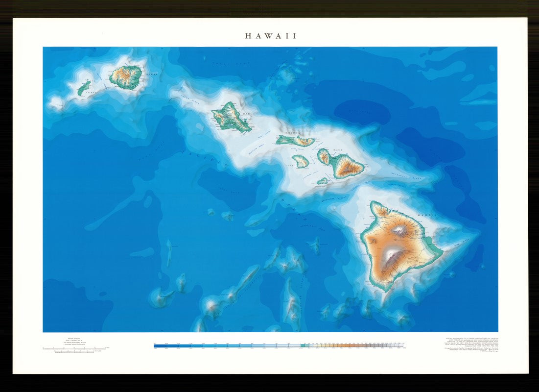 Hawaii [Physical, 30x42, Laminated]